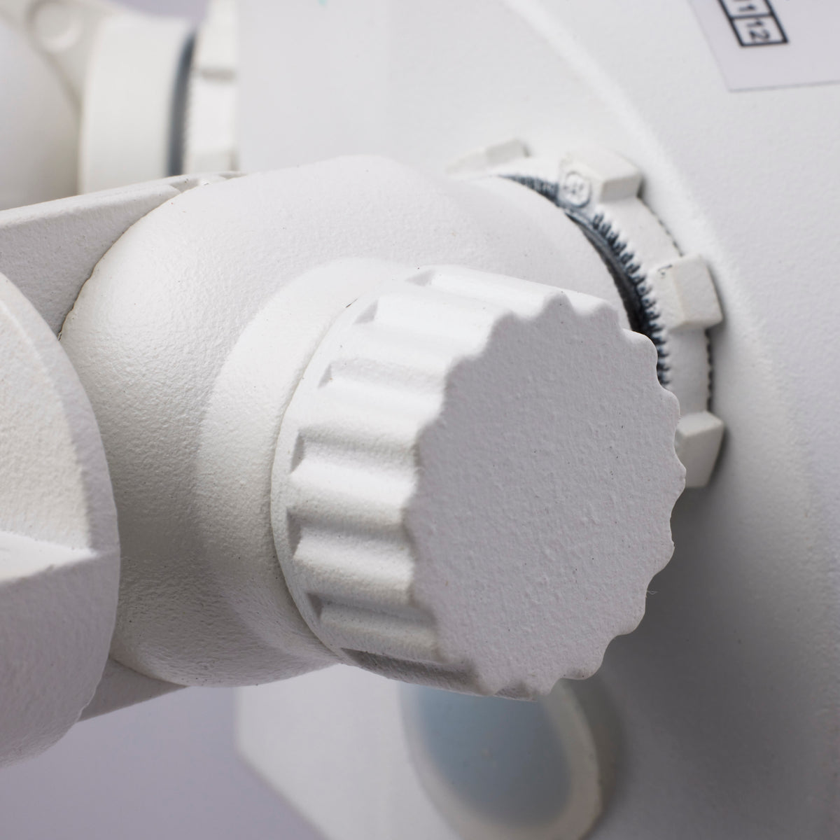 LED Security Light - Dual Head - Motion Sensor Included - White Finish - 4000K
