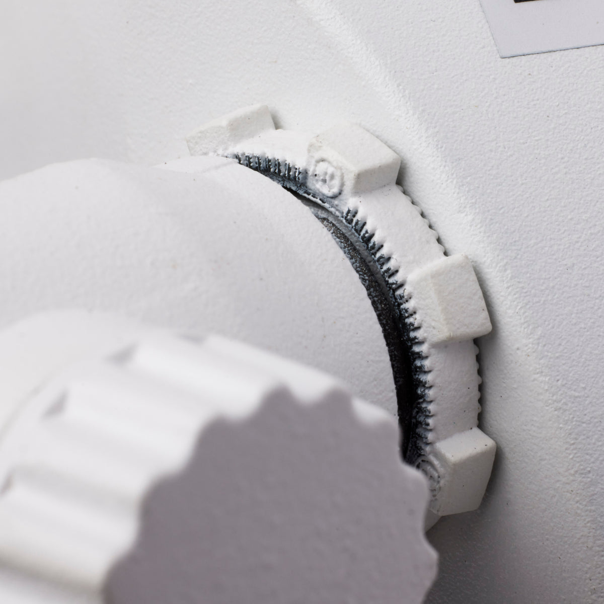 LED Security Light - Dual Head - Motion Sensor Included - White Finish - 4000K