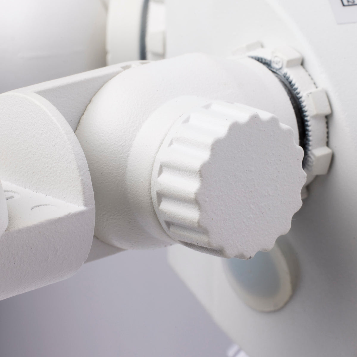 LED Security Light - Dual Head - Motion Sensor Included - White Finish - 4000K