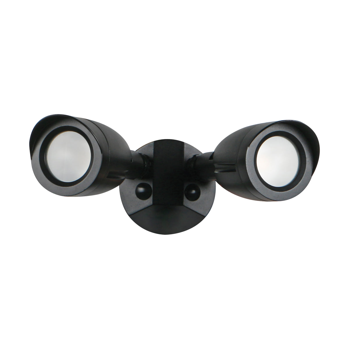 LED Security Light - Dual Head - Black Finish - 4000K