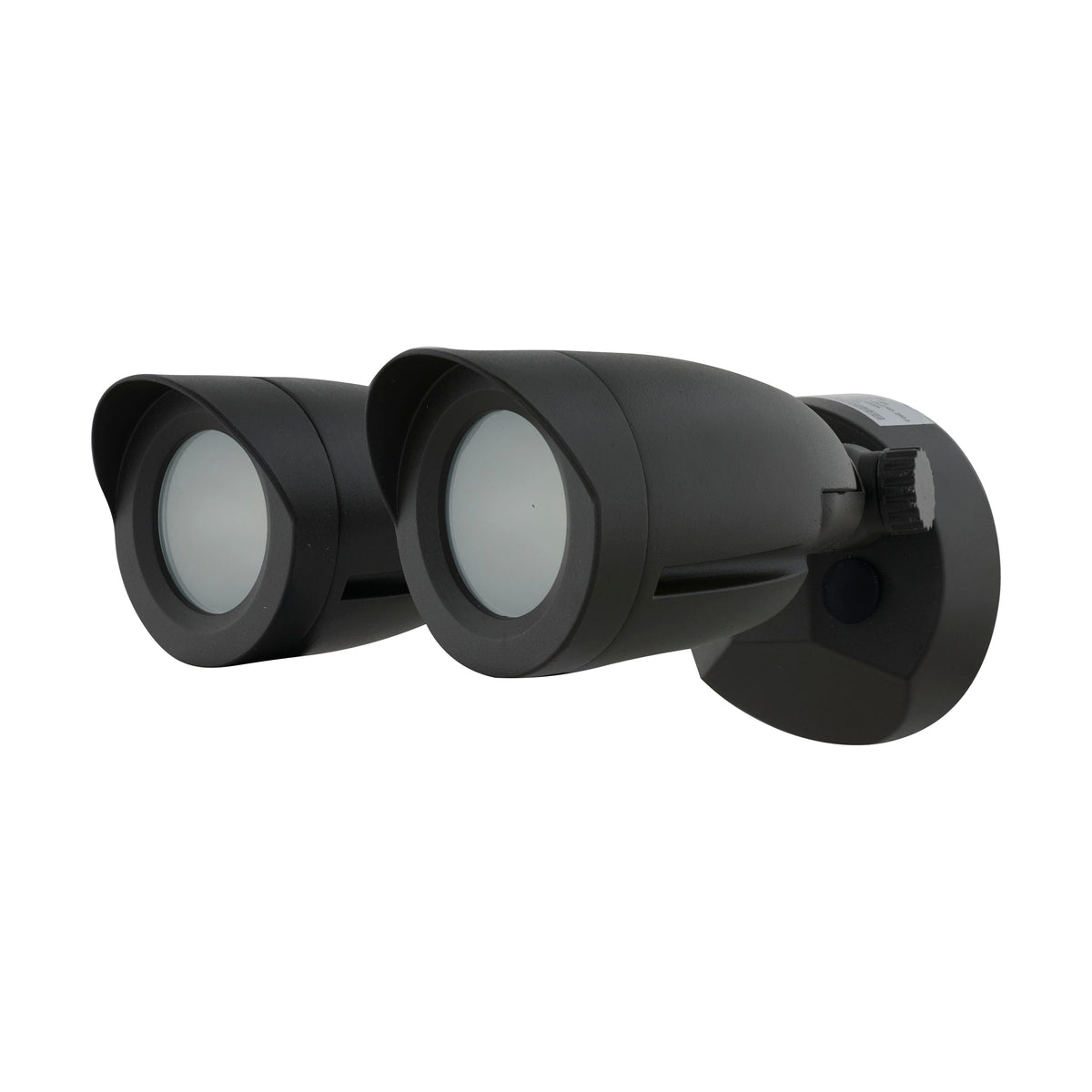 LED Security Light - Dual Head - Black Finish - 4000K