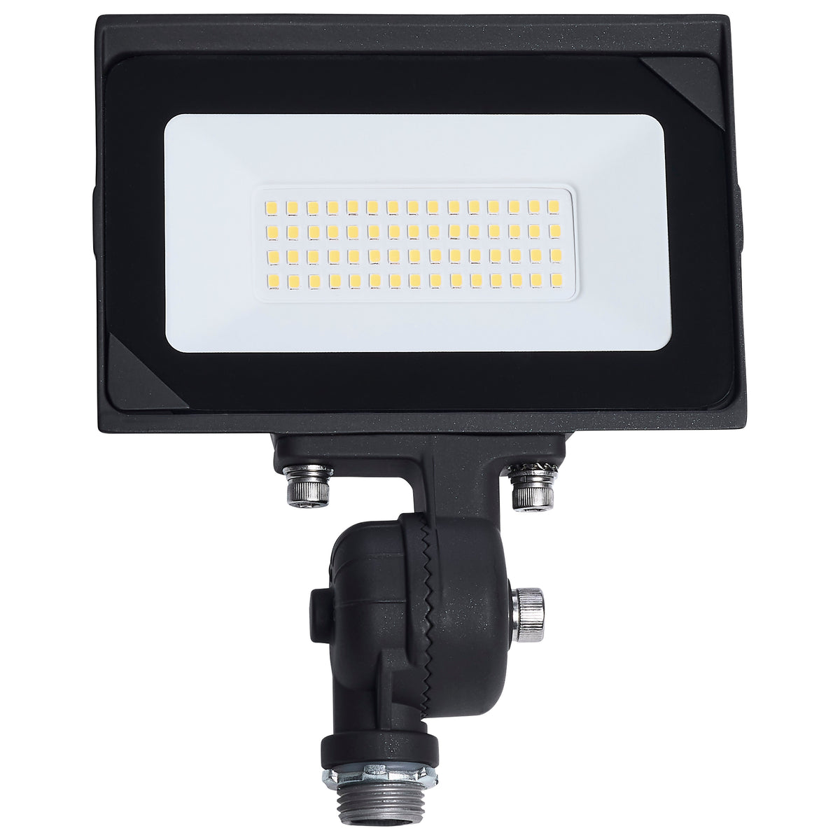 30 Watt LED DOB Tempered Glass Flood Light - 4000K CCT - Bronze Finish
