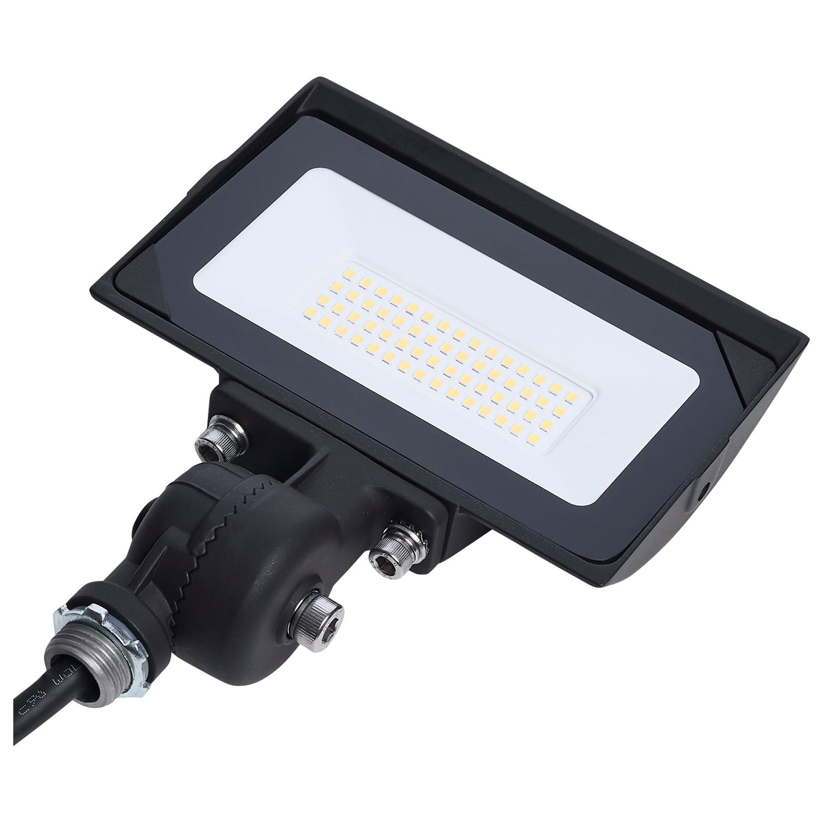30 Watt LED DOB Tempered Glass Flood Light - 4000K CCT - Bronze Finish