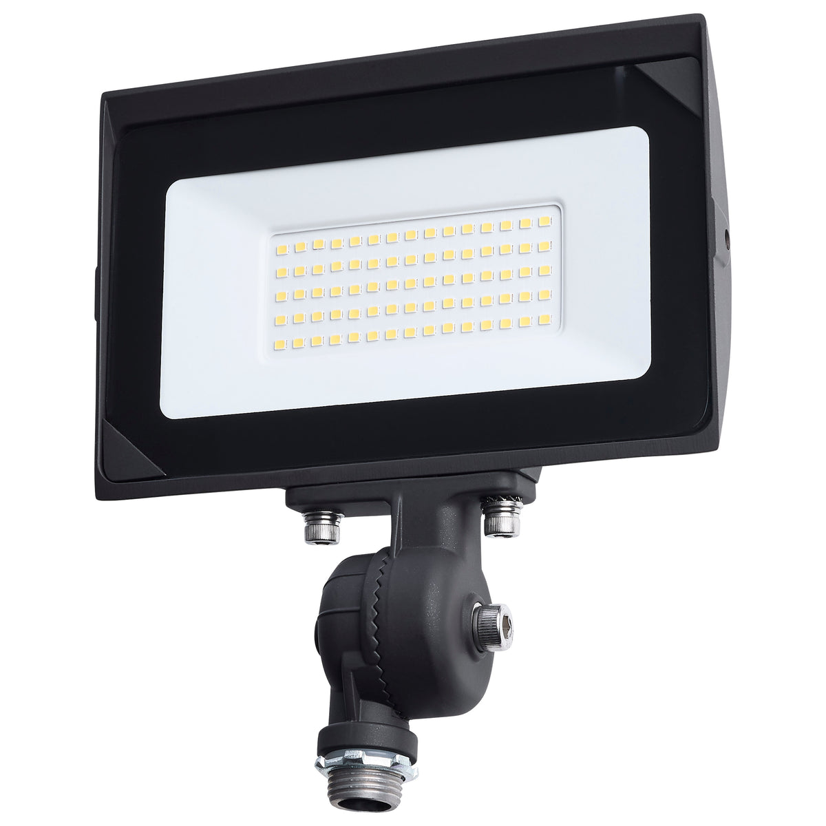 50 Watt LED DOB Tempered Glass Flood Light - 5000K - Bronze Finish lighting product