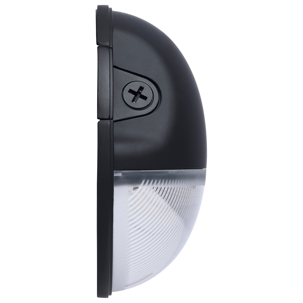 LED Small Round Wall Pack - 20W - CCT Selectable - Bypassable Photocell - 120-277 Volt - Black Finish