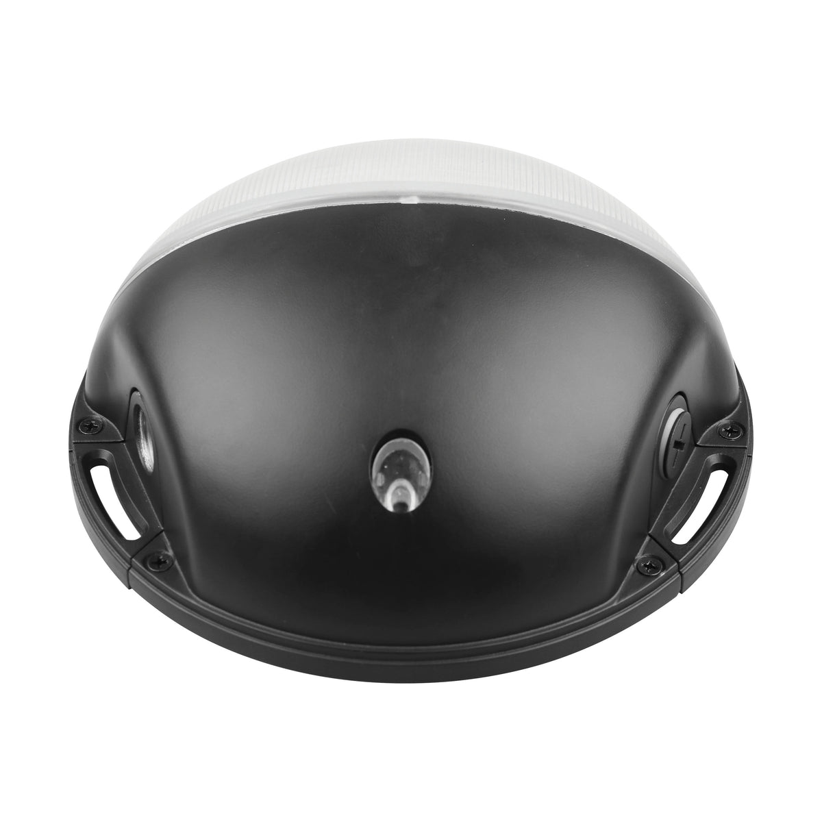 LED Small Round Wall Pack - 20W - CCT Selectable - Bypassable Photocell - 120-277 Volt - Black Finish