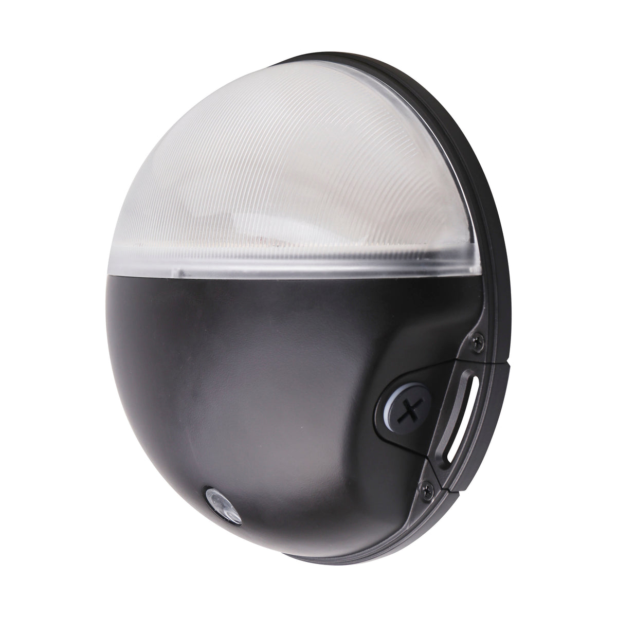 LED Small Round Wall Pack - 20W - CCT Selectable - Bypassable Photocell - 120-277 Volt - Bronze Finish
