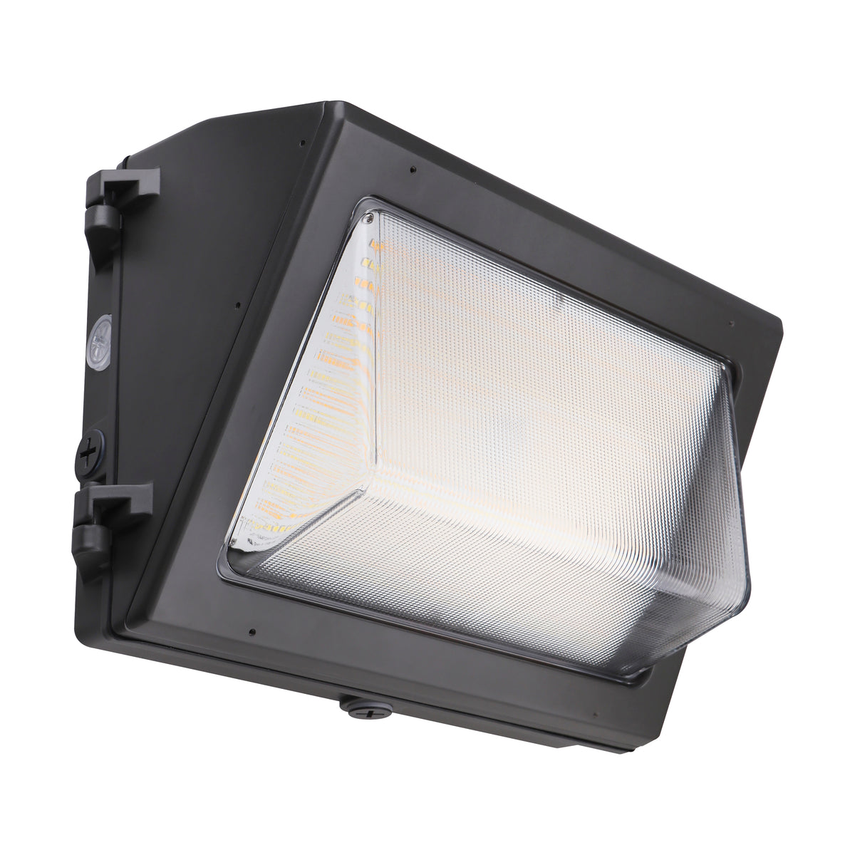 CCT and Wattage Adjustable LED Wall Pack - Integrated Bypassable Photocell - CCT Selectable from 3000, 4000 or 5000K - Wattage Selectable from 80, 100, or 120 Watt - 120-347 Volt - Bronze Finish