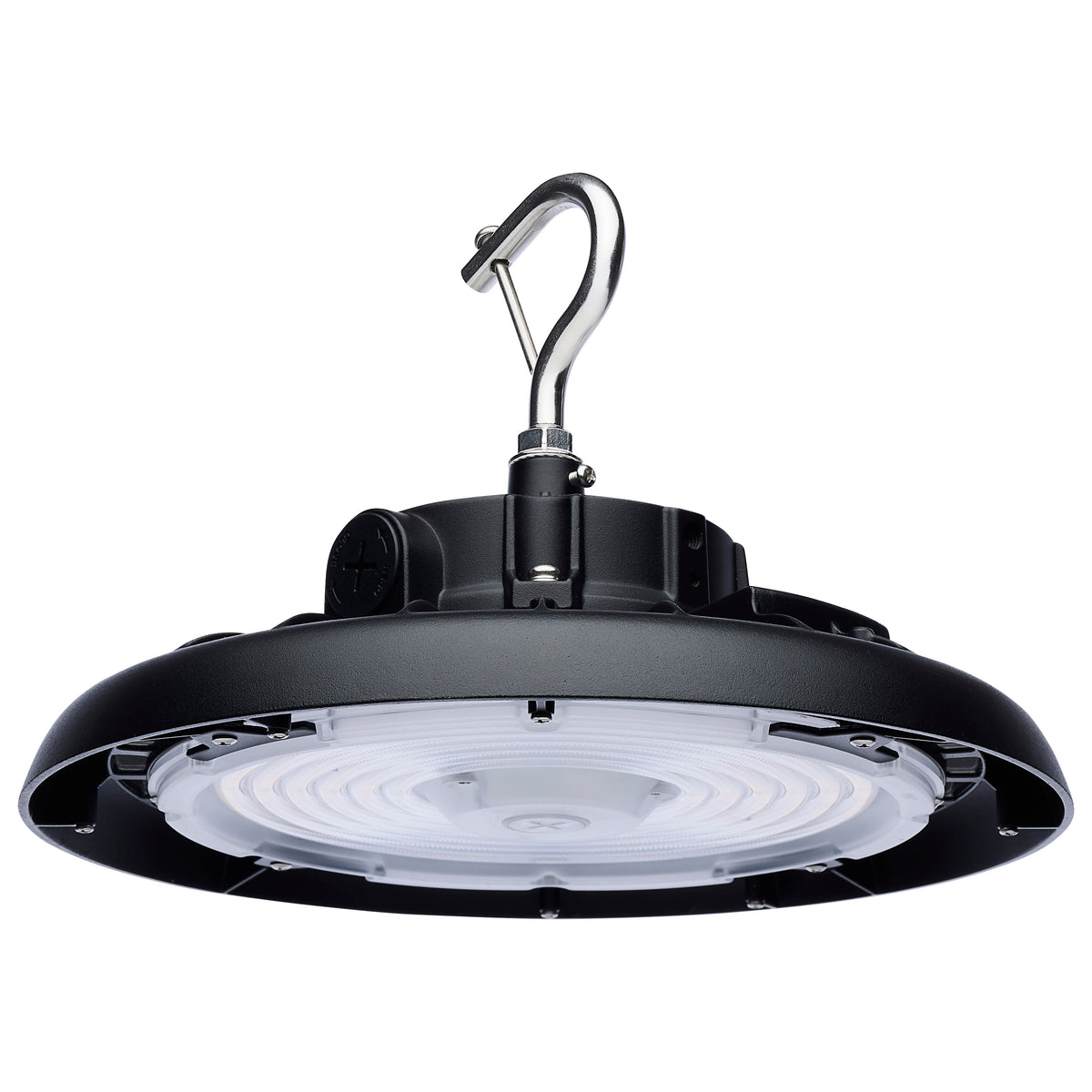 Wattage 80W/100W/120W and Selectable 3K/4K/5K LED UFO High Bay - 120-347 Volt - Black Finish product image