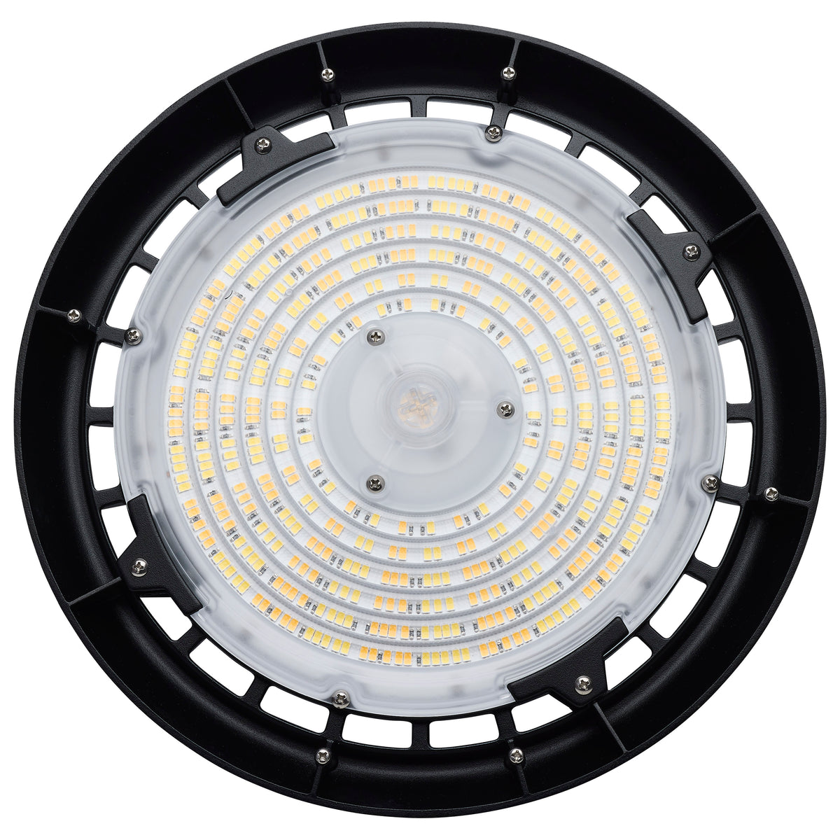Wattage 80W/100W/120W and CCT Selectable 3K/4K/5K LED UFO High Bay - 120-347 Volt - Black Finish