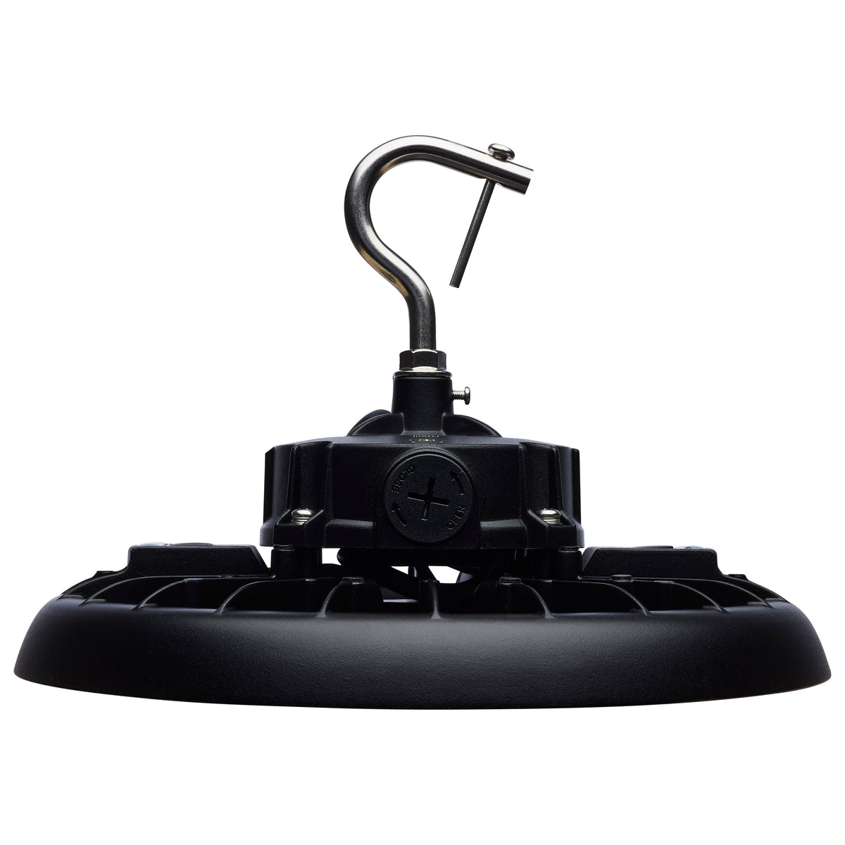Wattage 80W/100W/120W and CCT Selectable 3K/4K/5K LED UFO High Bay - 120-347 Volt - Black Finish