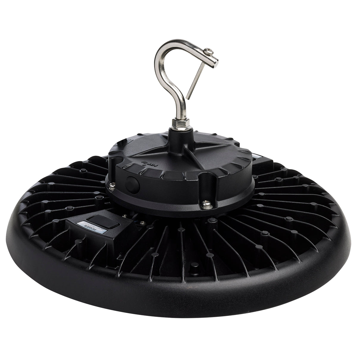 Wattage 150W/175W/200W and CCT Selectable 3K/4K/5K LED UFO High Bay - 120-277 Volt - Black Finish