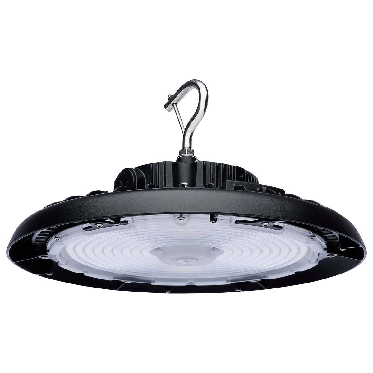 Wattage 150W/175W/200W and Selectable 3K/4K/5K LED UFO High Bay - 120-347 Volt - Black Finish lighting product