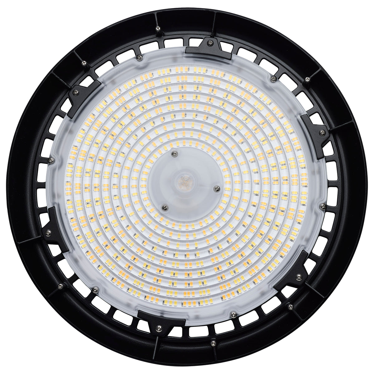 Wattage 150W/175W/200W and CCT Selectable 3K/4K/5K LED UFO High Bay - 120-347 Volt - Black Finish