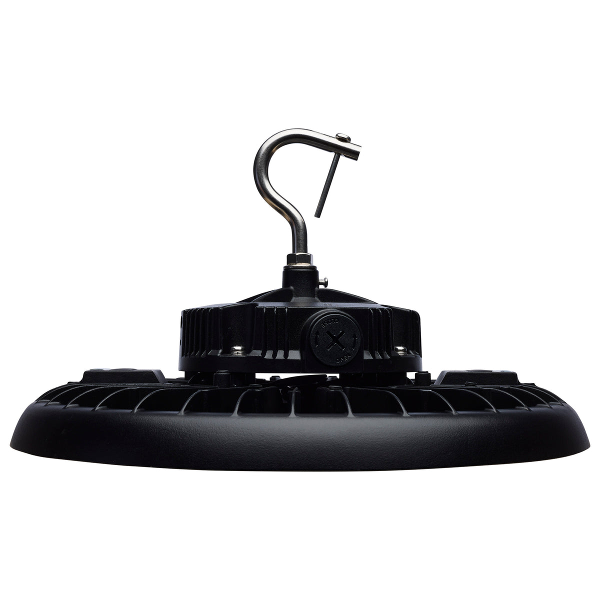 Wattage 150W/175W/200W and CCT Selectable 3K/4K/5K LED UFO High Bay - 120-347 Volt - Black Finish