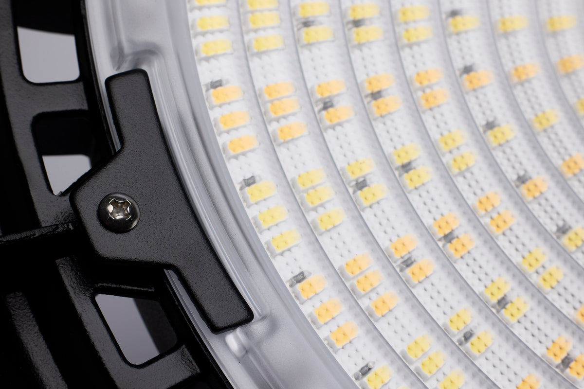 Wattage 150W/175W/200W and CCT Selectable 3K/4K/5K LED UFO High Bay - 120-347 Volt - Black Finish