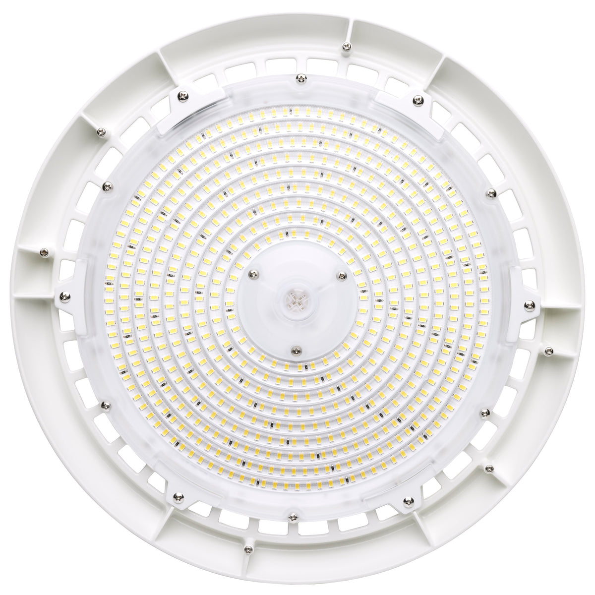 240 Watt UFO LED High Bay - 5000K - 34560 Lumens - 120-277 Volt - White Finish