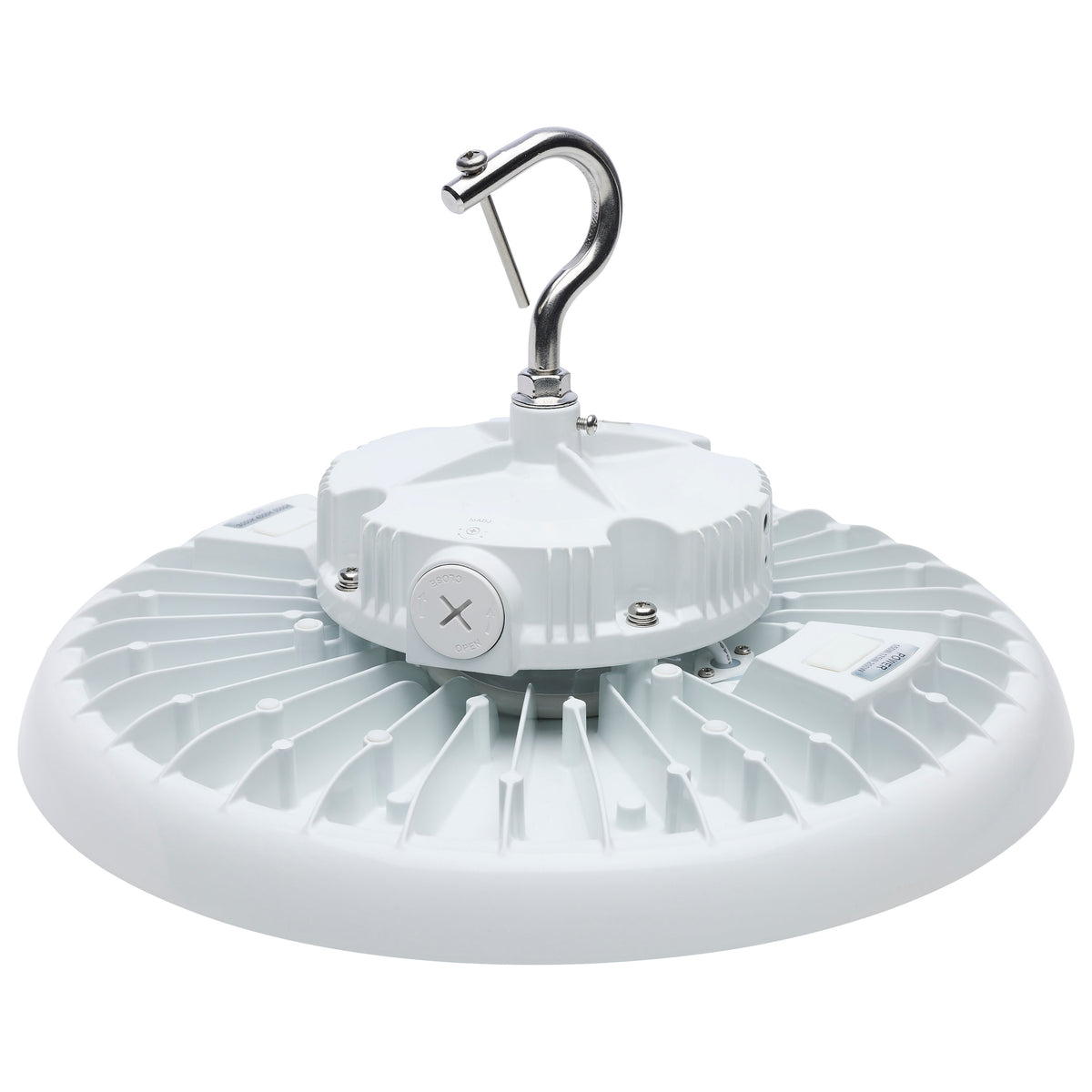 Wattage 150W/175W/200W and CCT Selectable 3K/4K/5K LED UFO High Bay - 120-347 Volt - White Finish