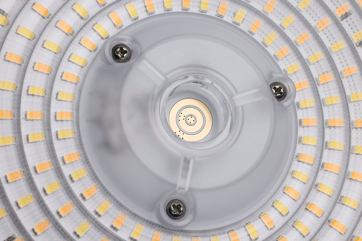 Wattage 150W/175W/200W and CCT Selectable 3K/4K/5K LED UFO High Bay - 120-347 Volt - White Finish