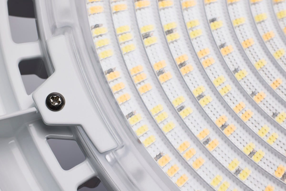 Wattage 150W/175W/200W and CCT Selectable 3K/4K/5K LED UFO High Bay - 120-347 Volt - White Finish