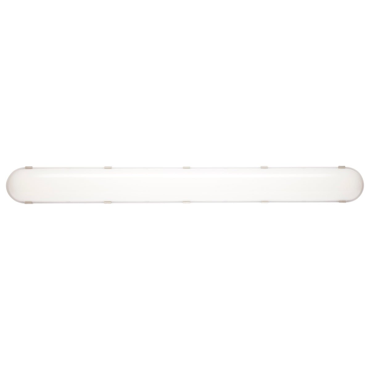 4 Foot - Vapor Proof Linear Fixture - CCT & Wattage Selectable - IP65 and IK08 Rated - 0-10V Dimming - 120V-347V - Gray Finish