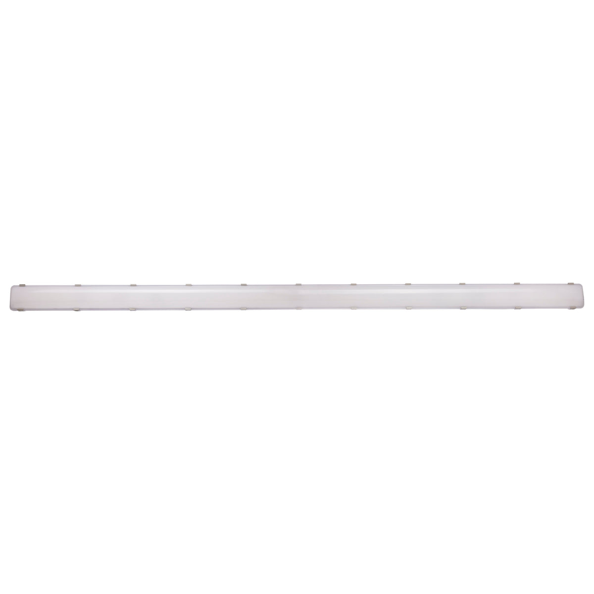 8 Foot - Vapor Proof Linear Fixture - CCT & Wattage Selectable - IP65 and IK08 Rated - 0-10V Dimming - 120V-347V - Gray Finish