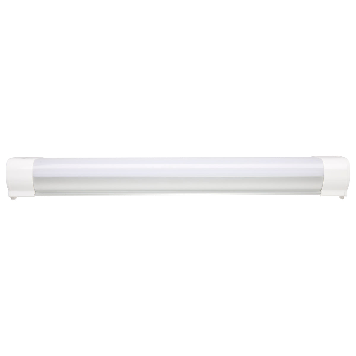 2 Foot - 20 Watt - LED Tri-Proof Linear Fixture - CCT Selectable - IP65 and IK08 Rated - 0-10V Dimming - 120V-347V - White / Gray Finish