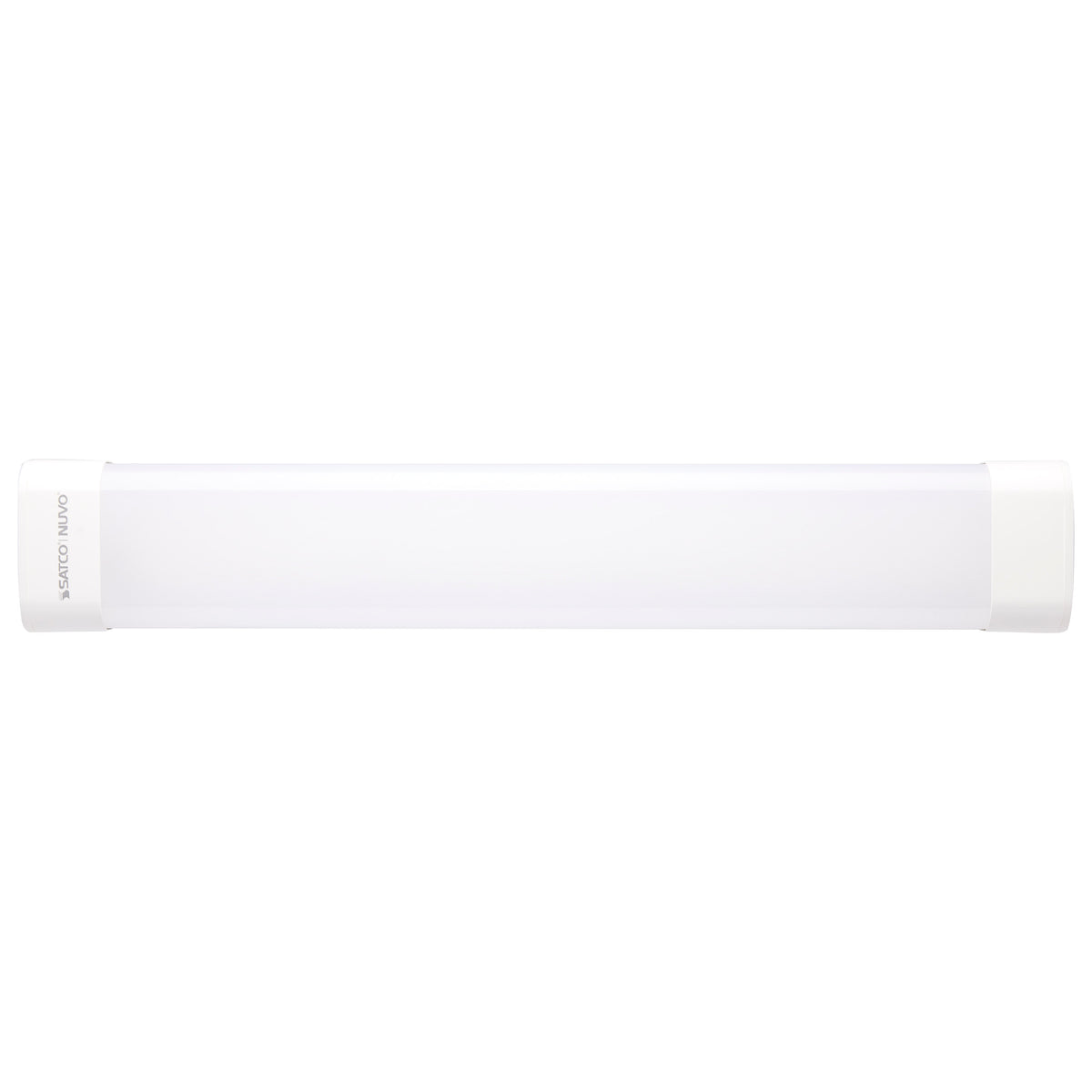 2 Foot - 20 Watt - LED Tri-Proof Linear Fixture - CCT Selectable - IP65 and IK08 Rated - 0-10V Dimming - White / Gray Finish