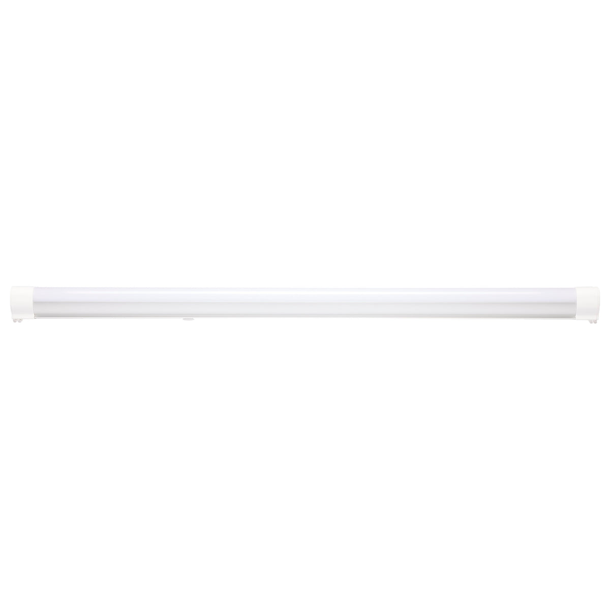 4 Foot - LED Tri-Proof Linear Fixture - CCT & Wattage Selectable - IP65 and IK08 Rated - 0-10V Dimming - 120V-347V - White / Gray Finish