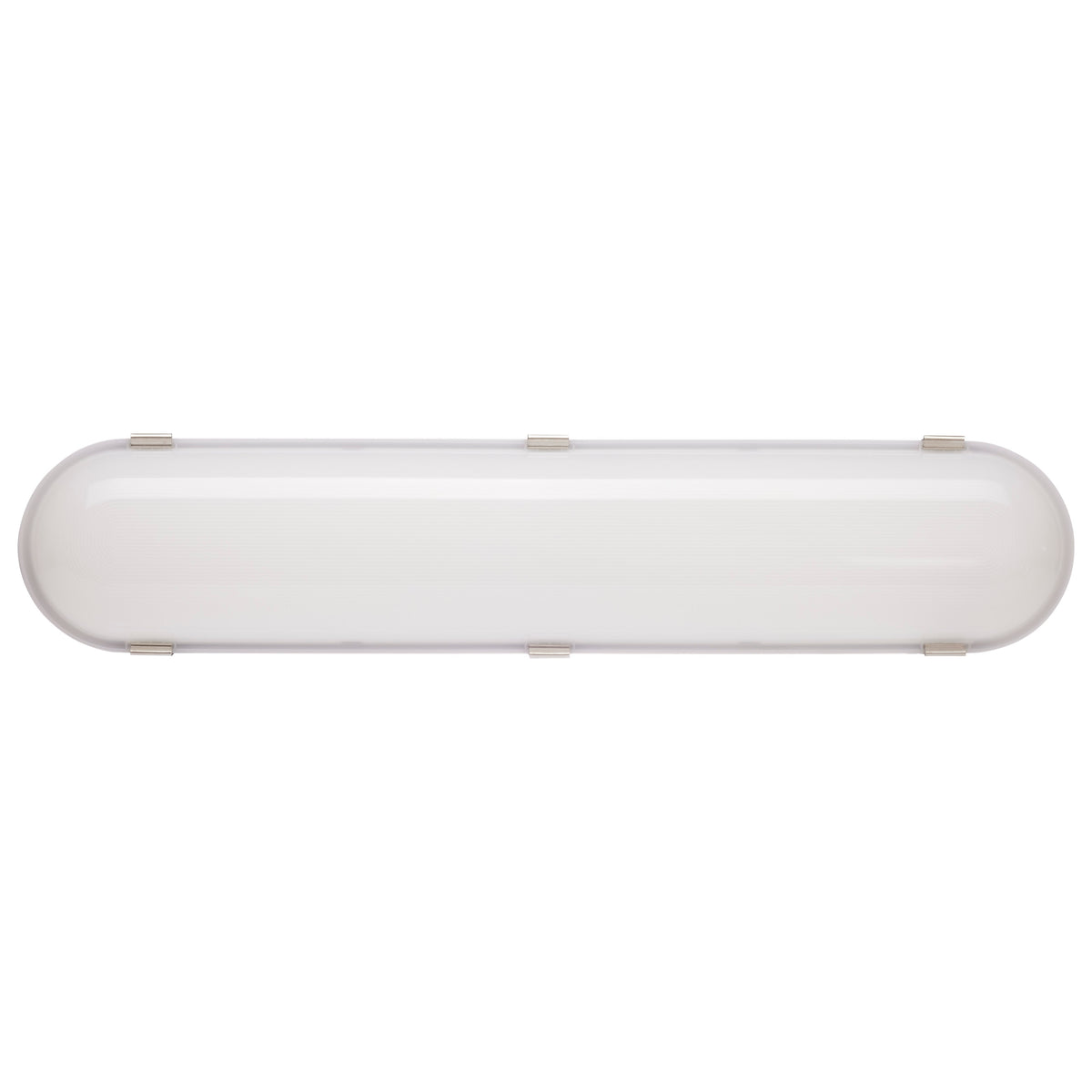 20 Watt LED 2 Foot Linear Vapor Proof Fixture - 3K/4K/5K CCT Selectable - 120-347 Volt - Gray Finish