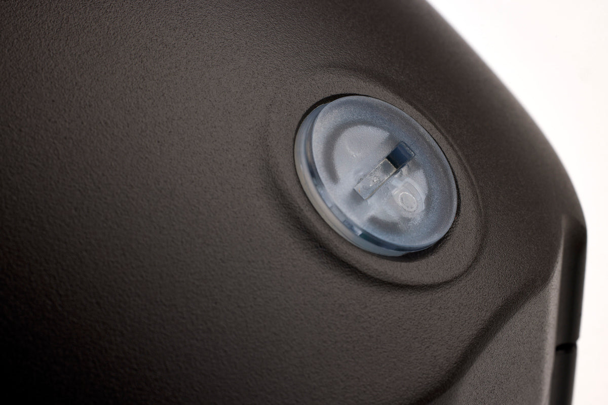 Oval Small Emergency Wall Pack - LED - CCT Selectable - Photocell - Bronze Finish