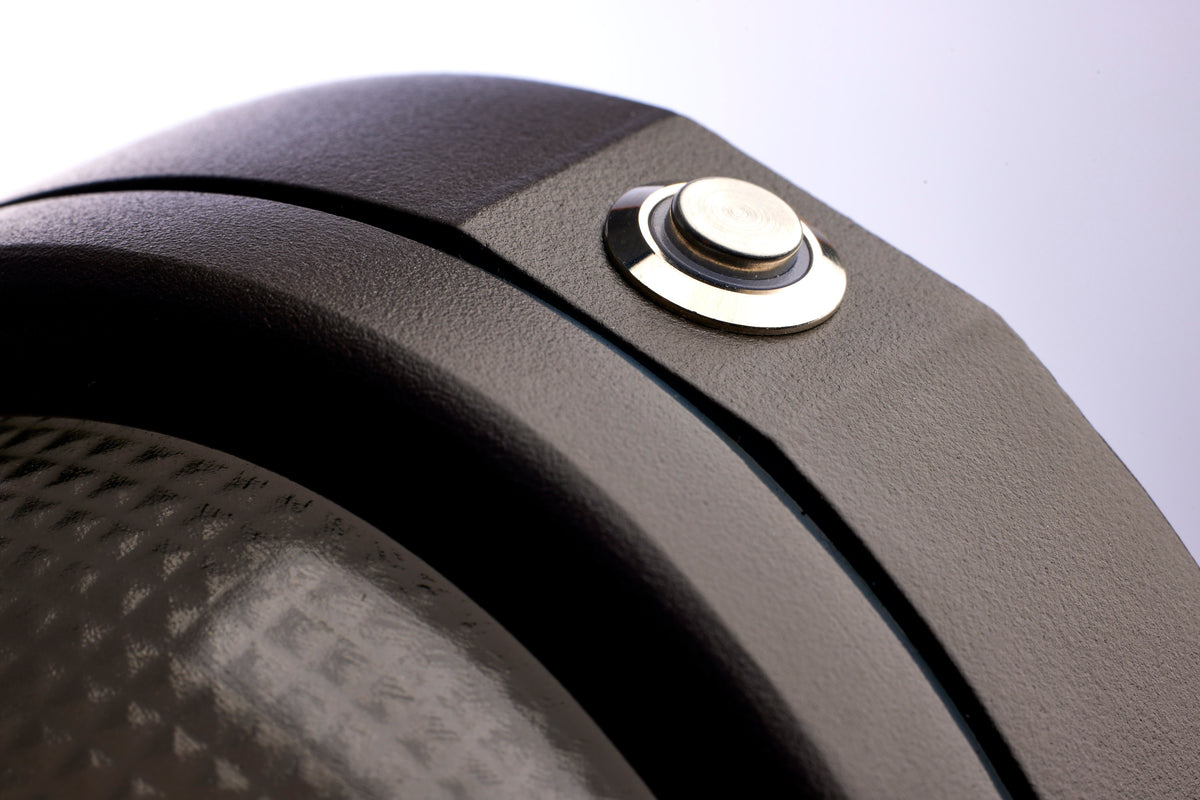 Oval Small Emergency Wall Pack - LED - CCT Selectable - Photocell - Bronze Finish