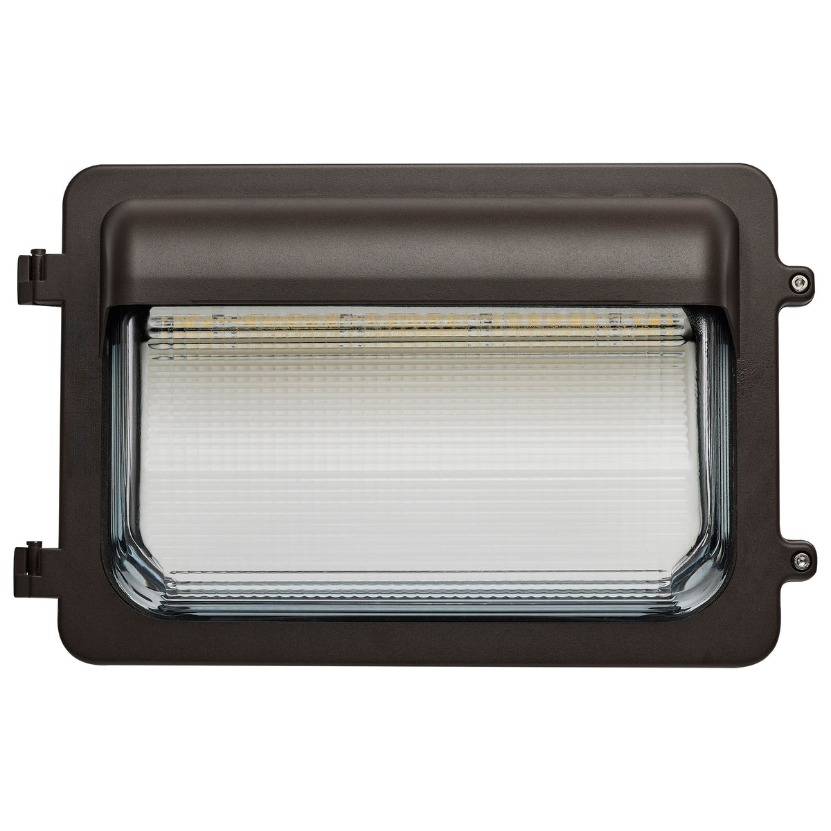 LED Low Profile Wall Pack - Wattage 70/85/100W and CCT 3K/4K/5K Selectable - Photocell - Dimmable - Bronze Finish