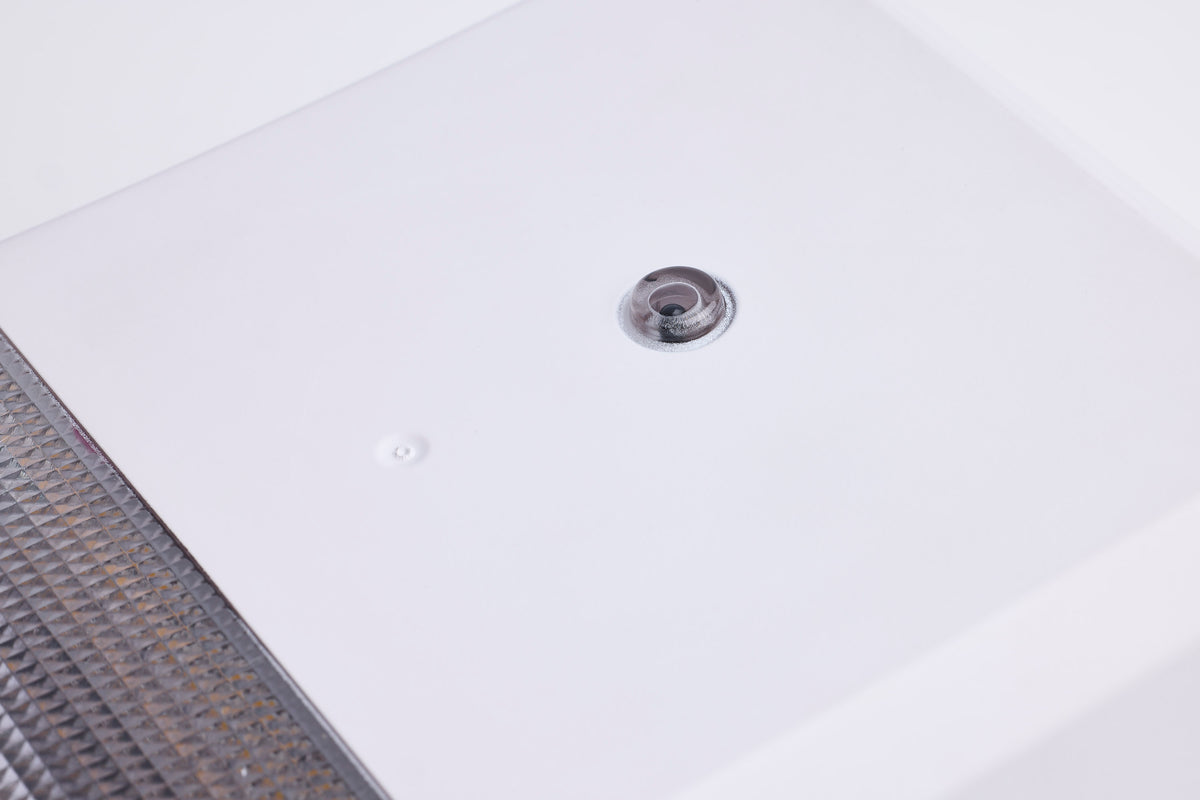 LED Turtle Friendly Small Wall Pack - 20 Watt - Amber Color - White Finish