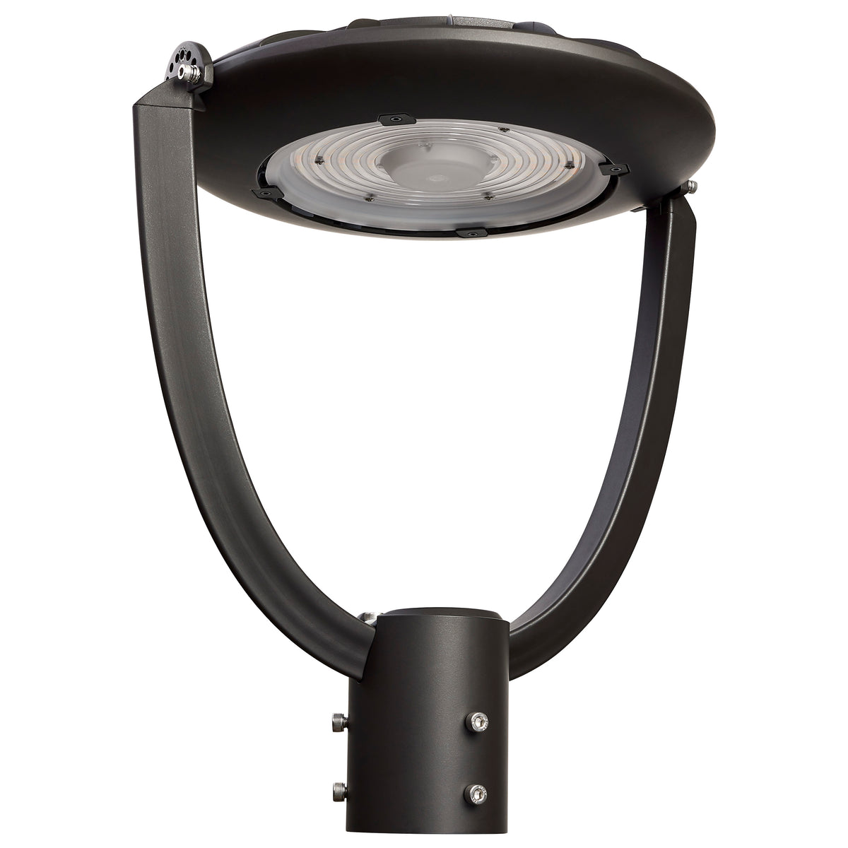 75 Watt Adjustable Post Top LED - Selectable - 120-347 Volt - Bronze Finish bulb or fixture view