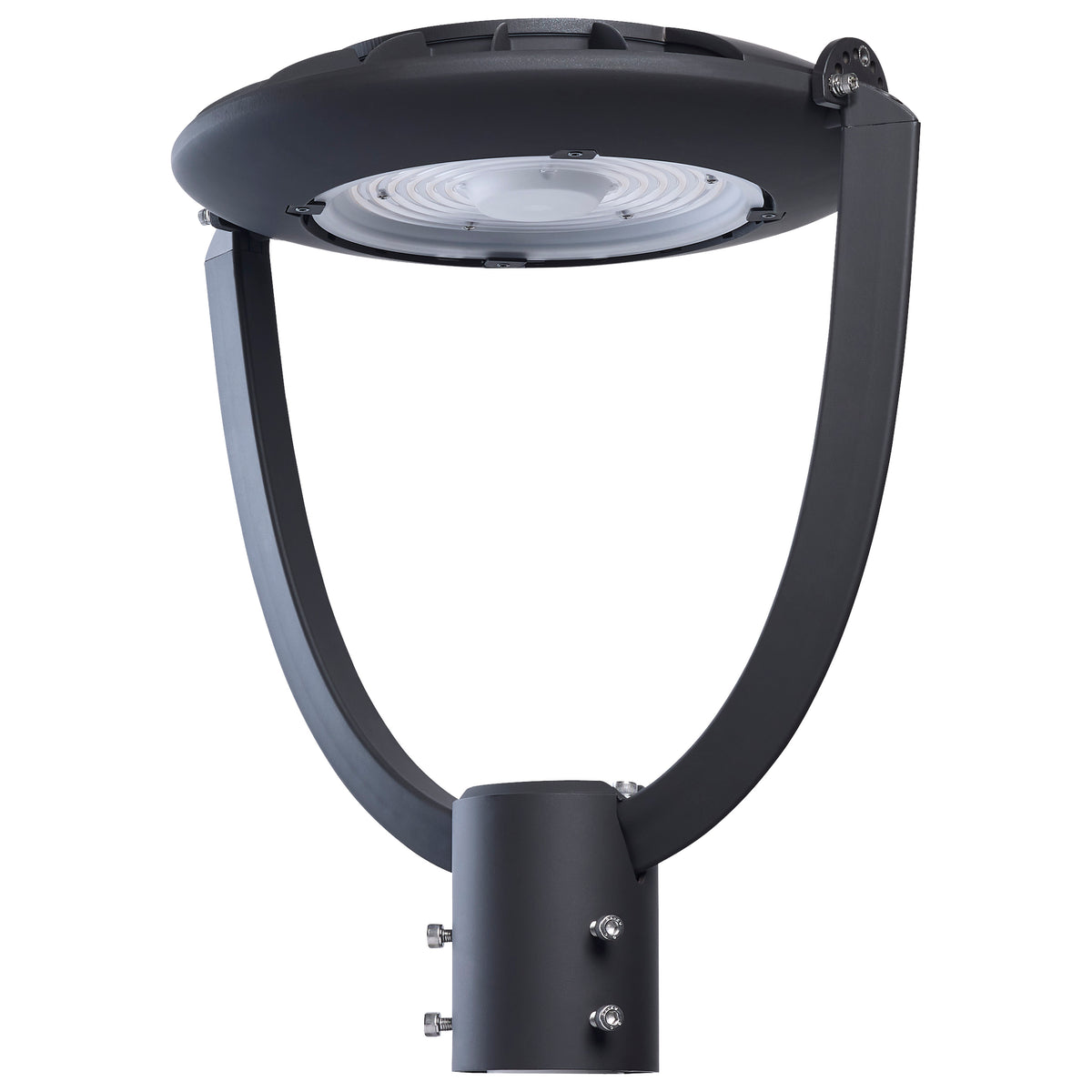 75/55/35 Watt - 3K/4K/5K Small LED Post Top - Bronze - 120-347 Volt for commercial spaces and outdoor applications