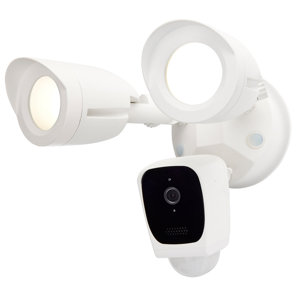 Starfish - Bullet SMART Security Light w/Camera - 20 Watt - 3000K - White Finish - 120-277 Volt for commercial spaces and