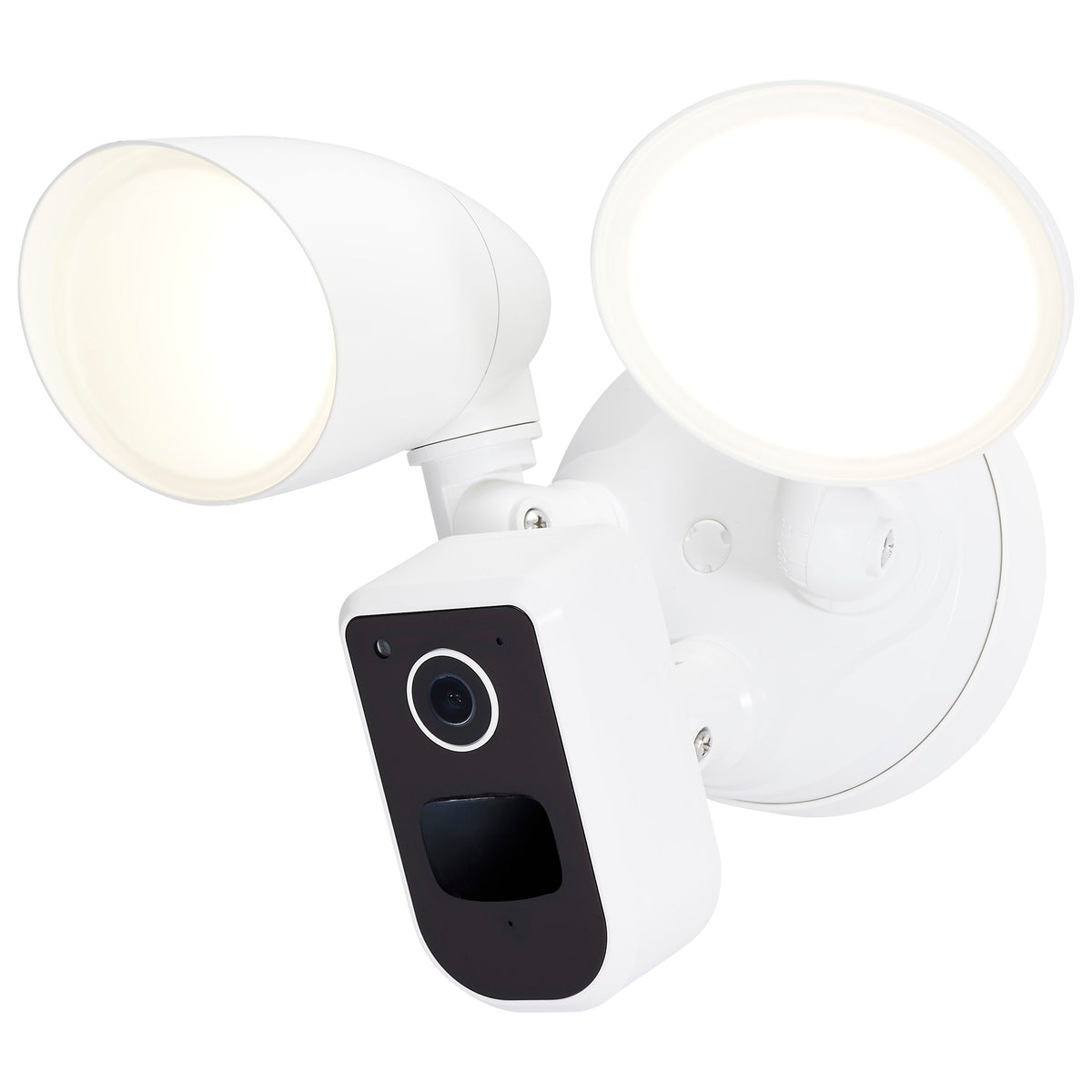 20 Watt Bullet Outdoor SMART Security Light with Camera - Starfish EnabLED - 3K/4K/5K Selectable - White Finish product image