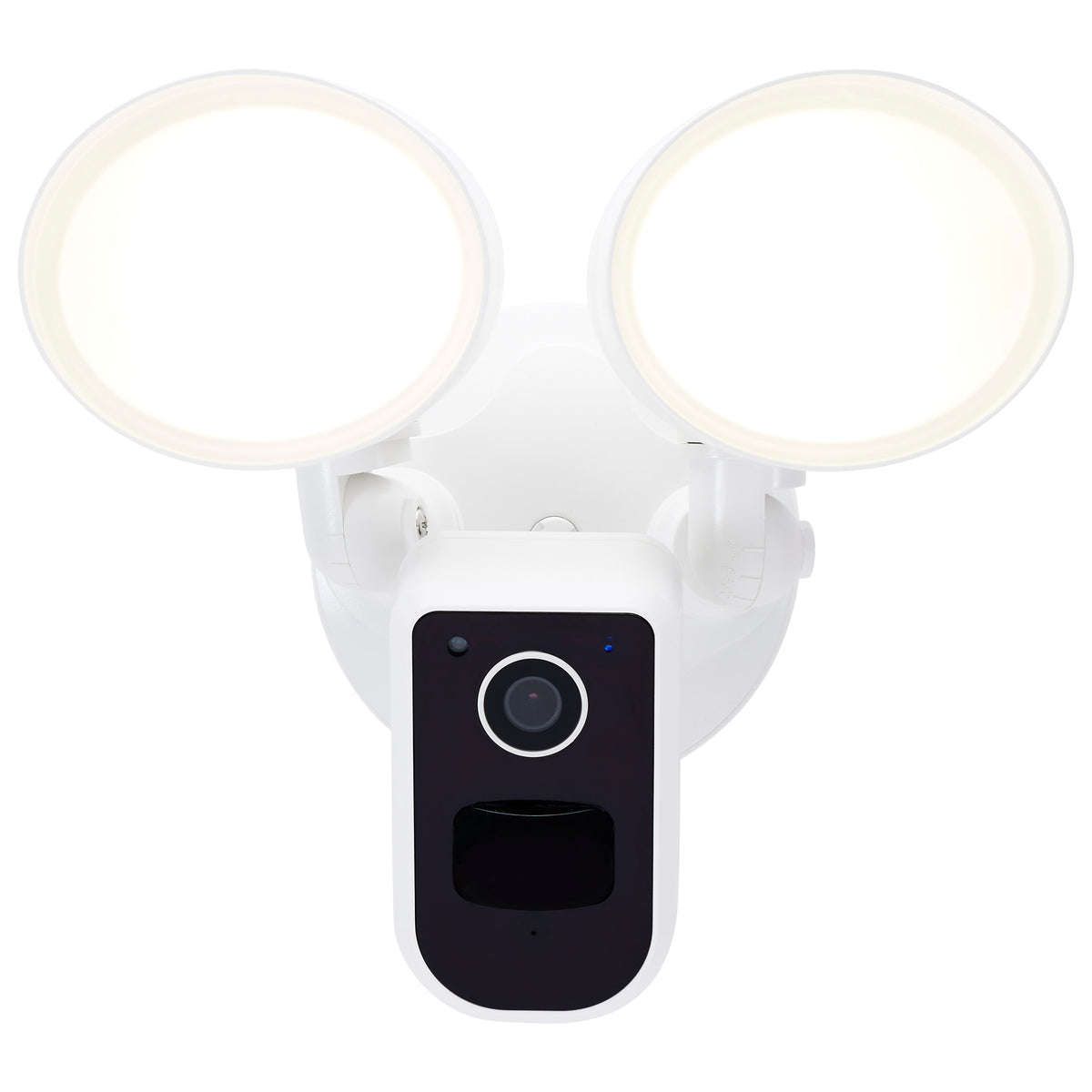 20 Watt Bullet Outdoor SMART Security Light with Camera - Starfish EnabLED - 3K/4K/5K CCT Selectable - White Finish
