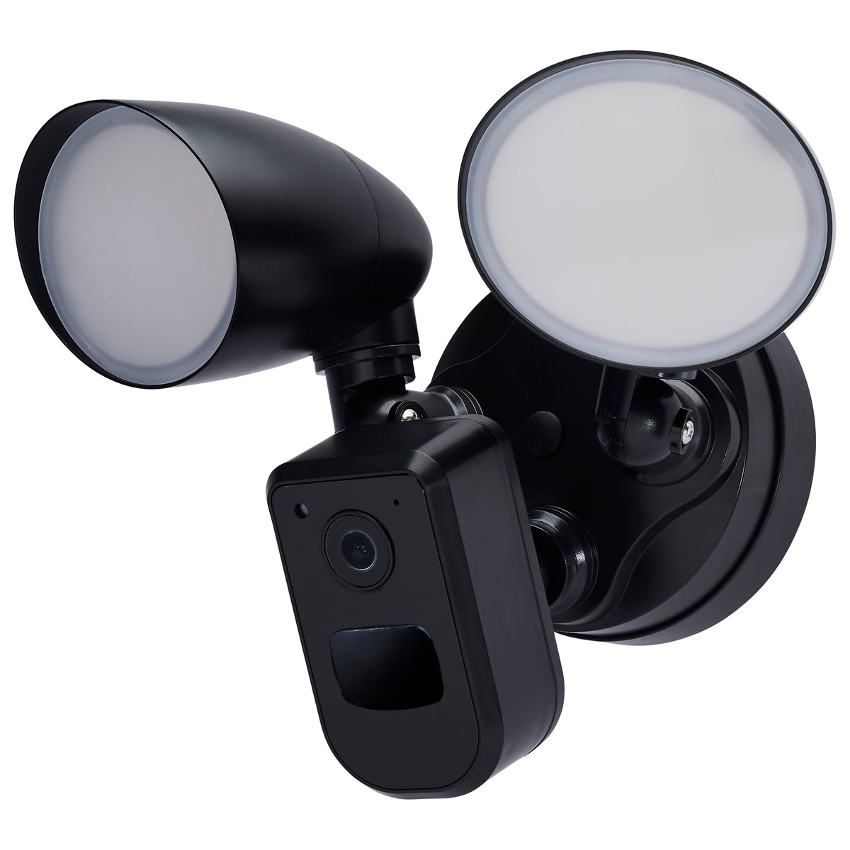 20 Watt Bullet Outdoor SMART Security Light with Camera - Starfish EnabLED - 3K/4K/5K CCT Selectable - Black Finish