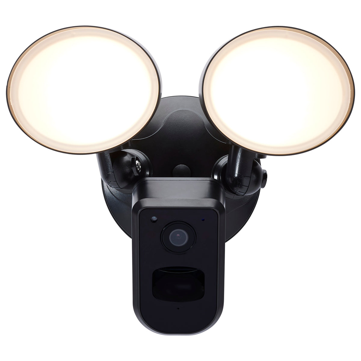 20 Watt Bullet Outdoor SMART Security Light with Camera - Starfish EnabLED - 3K/4K/5K CCT Selectable - Black Finish