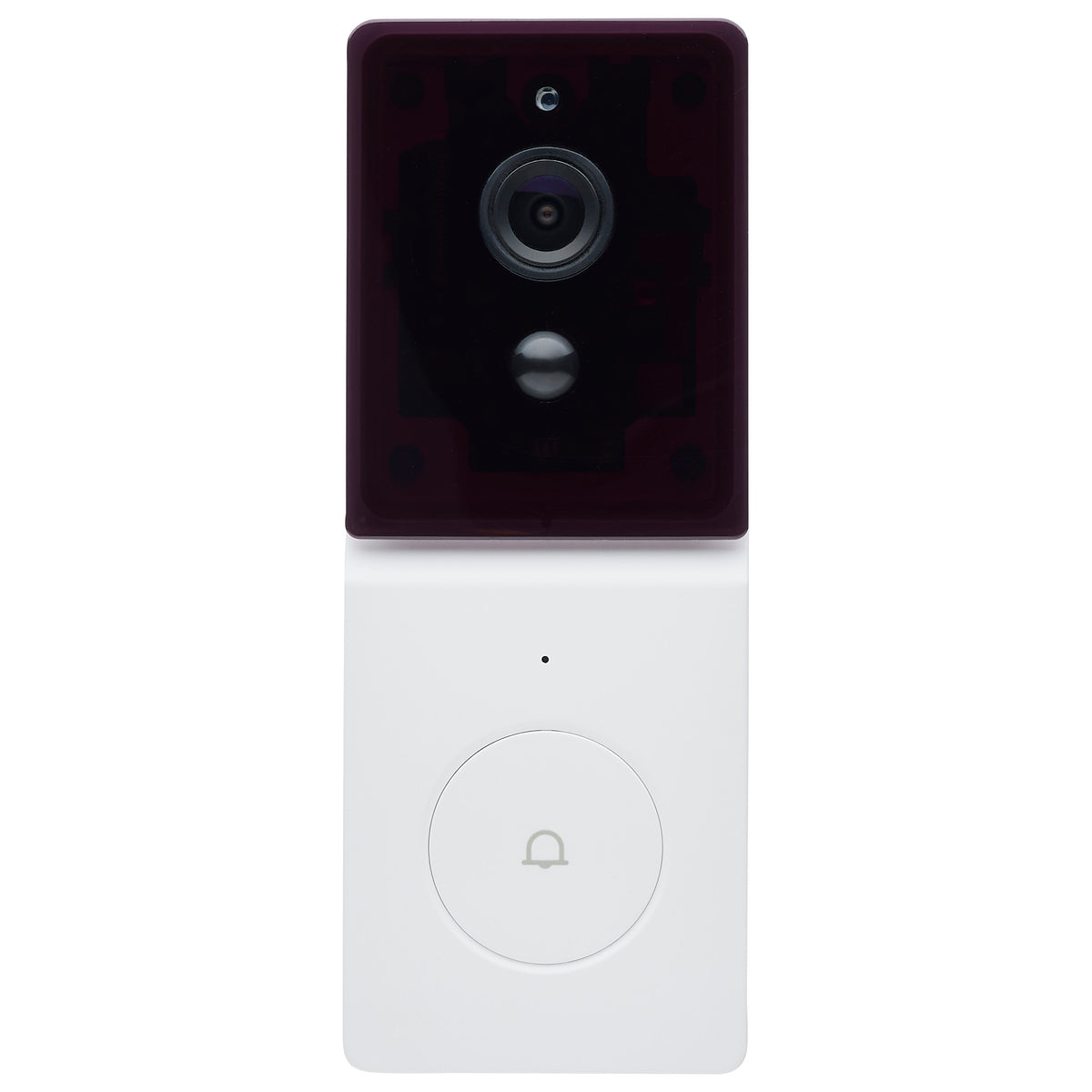 Starfish - SMART Doorbell Security Camera - White Doorbell with White Chime - White Finish