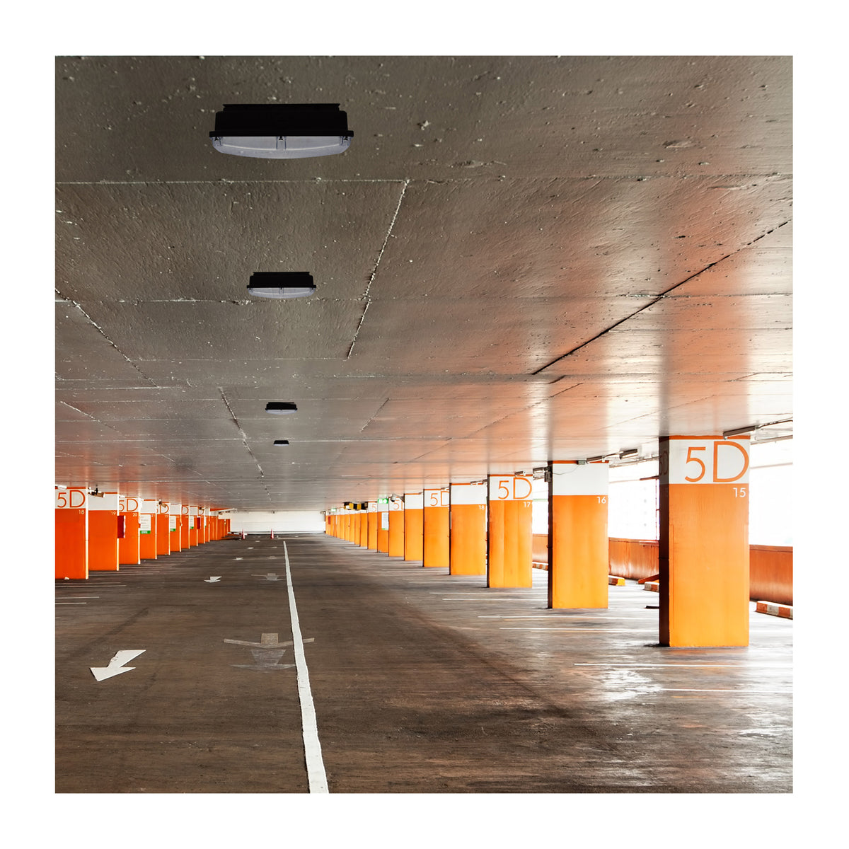 8.5 Inch LED Field Selectable Canopy Fixture - 25/30/40 Watts - 3K/4K/5K CCT - Bronze Finish
