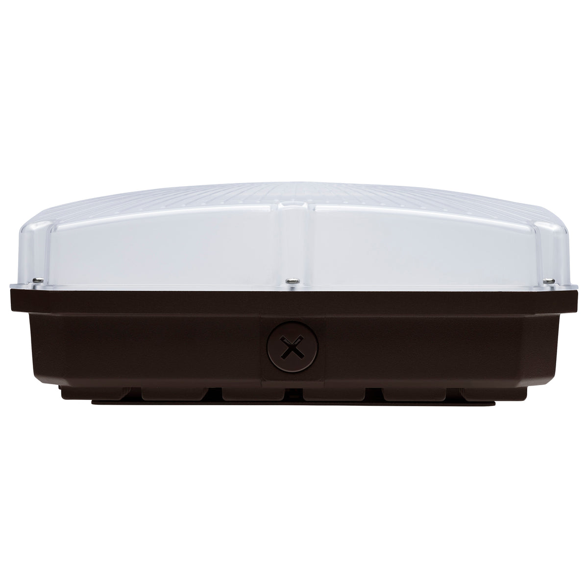 10 Inch LED Field Selectable Canopy Fixture With Sensor - 45/60/70 Watts - 3K/4K/5K CCT - 120-277 Range Voltage - Bronze Finish