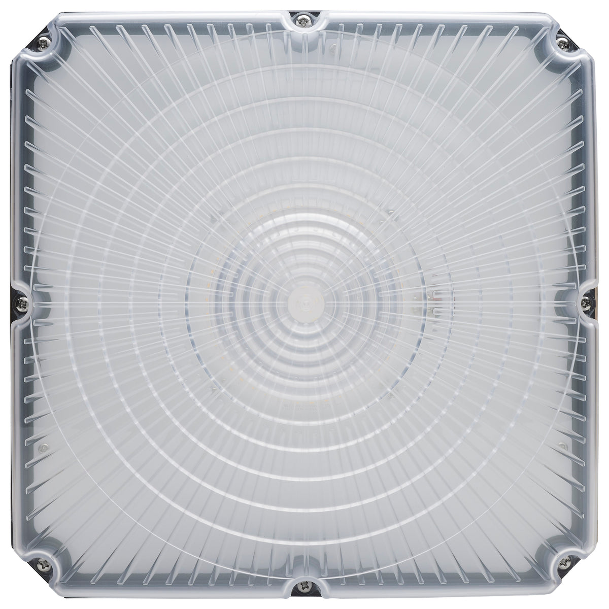 10 Inch LED Field Selectable Canopy Fixture With Sensor - 45/60/70 Watts - 3K/4K/5K CCT - 120-277 Range Voltage - Bronze Finish
