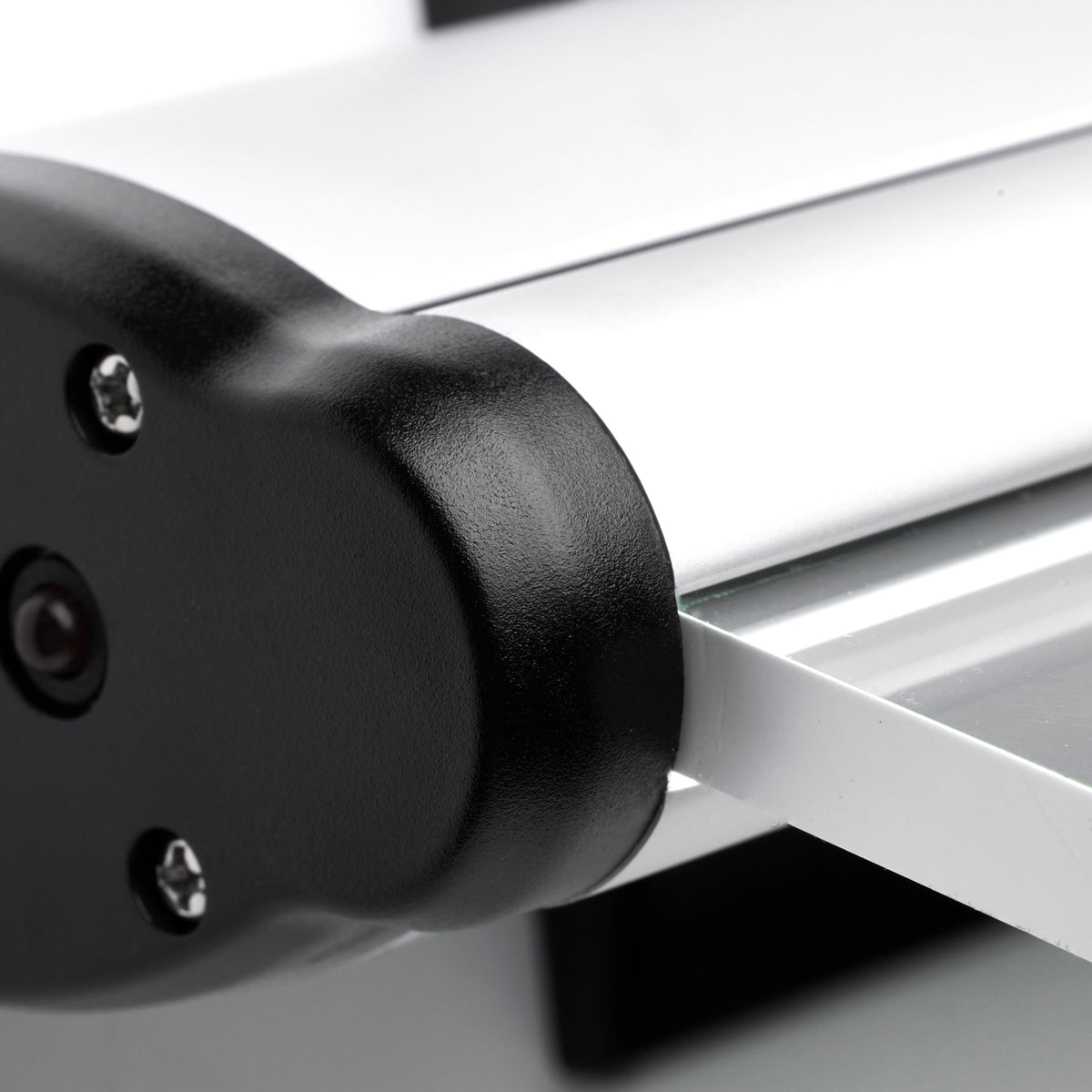 Green (Mirror) Edge Lit LED Exit Sign, 90min Ni-Cad backup, 120/277V, Dual Face, Top/Back/End Mount - Silver Finish