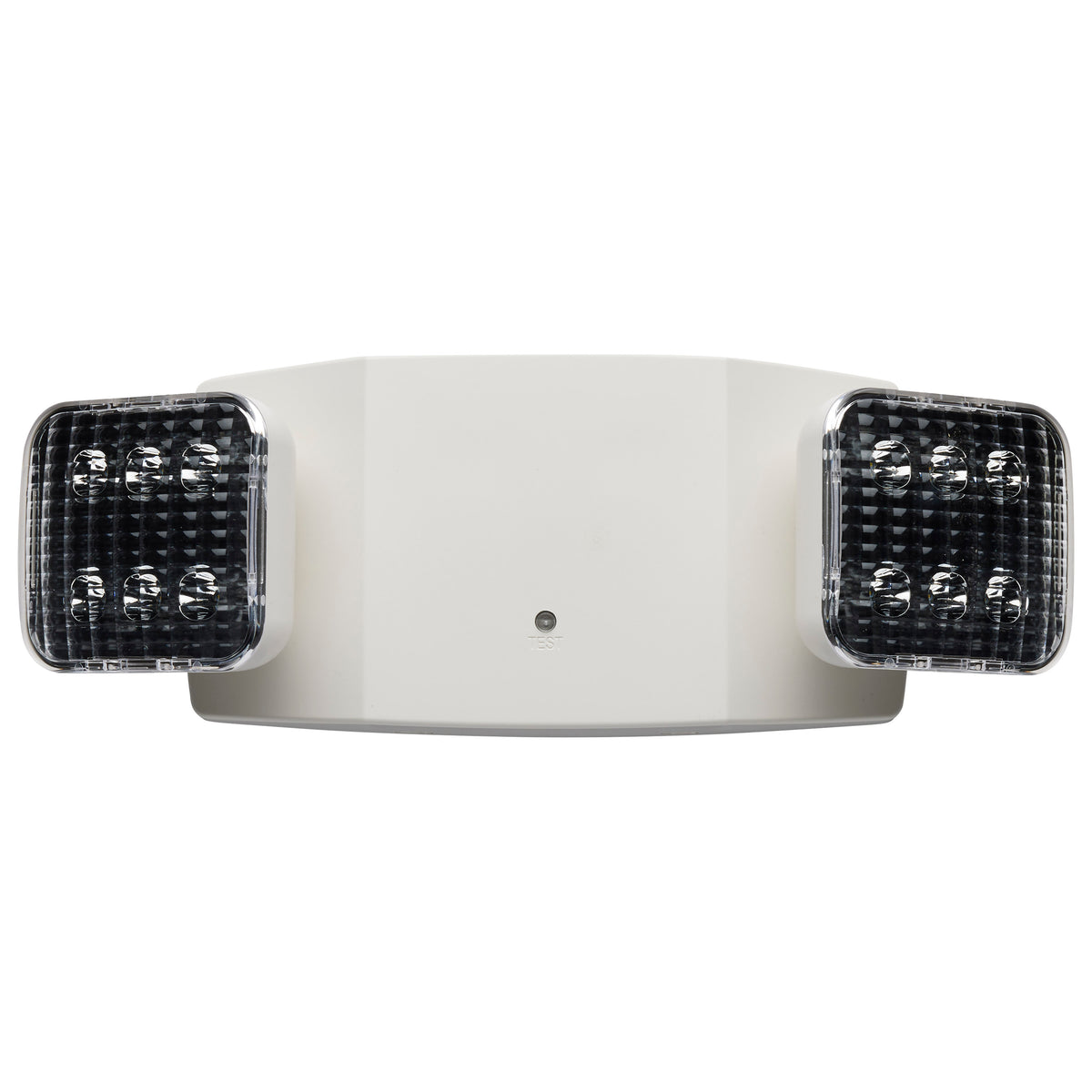 Emergency Light, 90min Ni-Cad backup, 120/277V, Dual Head, Universal Mounting - White Finish
