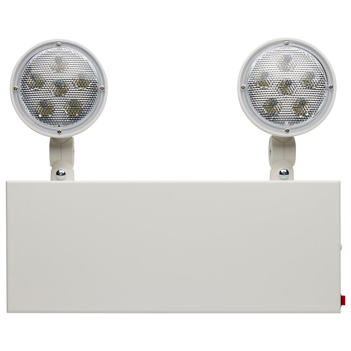 Emergency Light, 90min Ni-Cad backup, 120-277V, Dual Head, Universal Mounting, Steel/NYC - White Finish