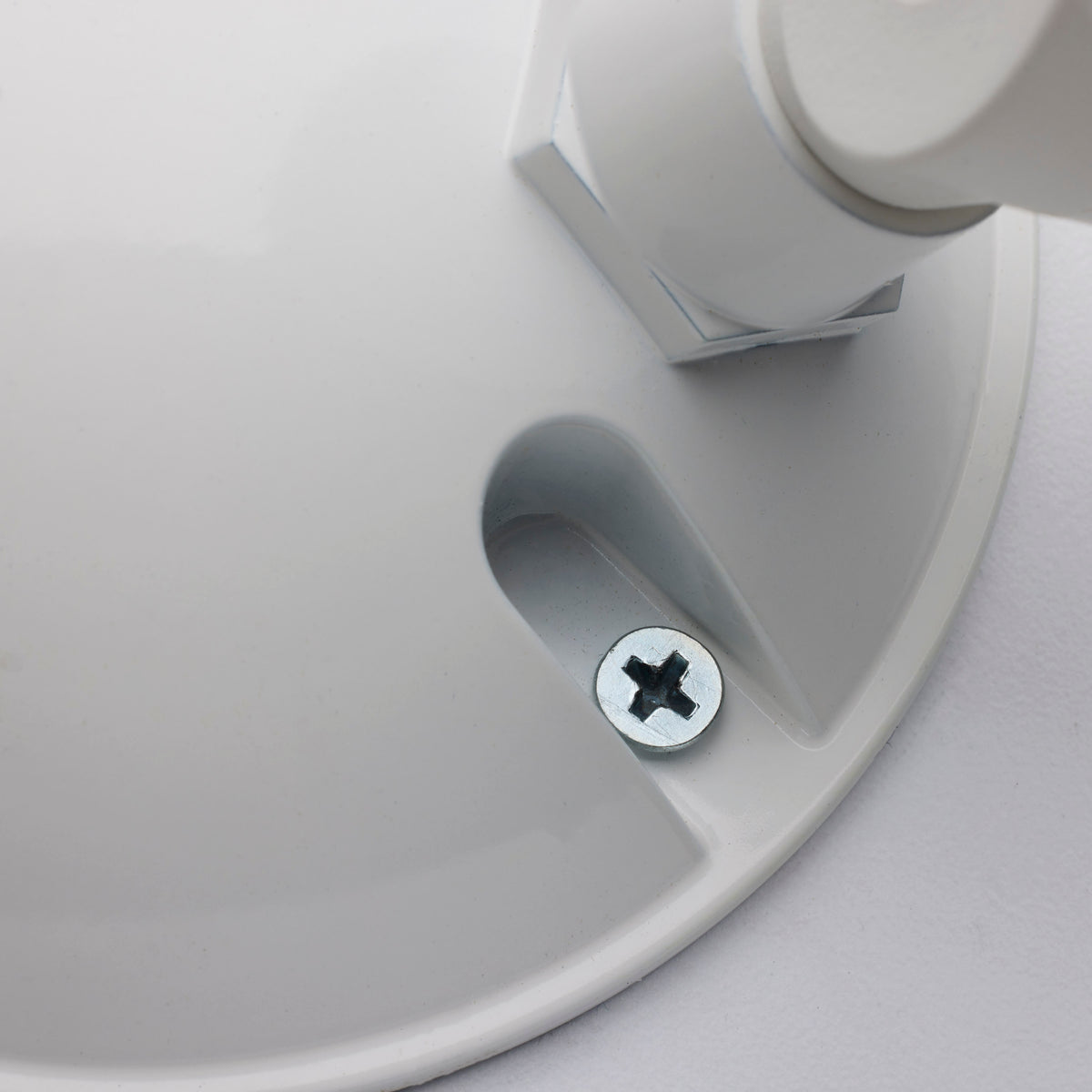 Remote Emergency Light - Low-Voltage Backup - Double Head, White Finish, Wet Location Rated