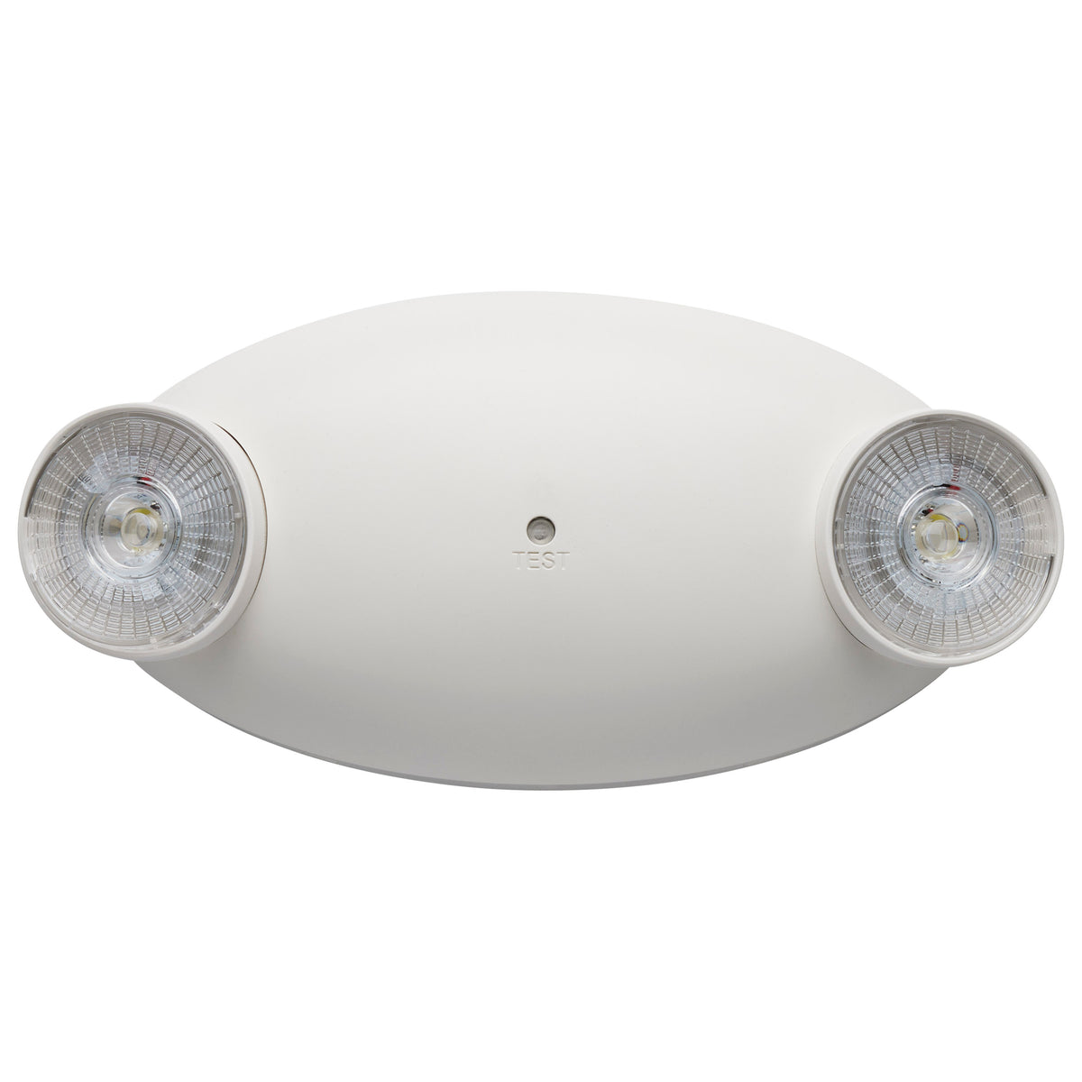 Emergency Light - Dual Head - 120/277 Volts - White Finish - Remote Compatible